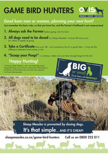 Game Bird Hunters Info Sheet